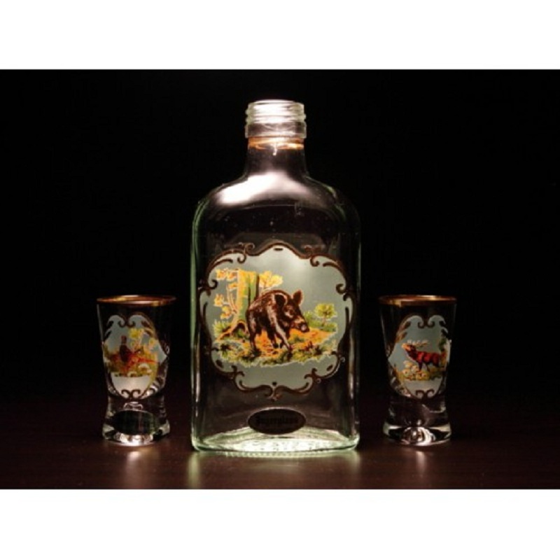 Jagerglass - Souprava ploskačka 200ml +2ks fernet 30ml
