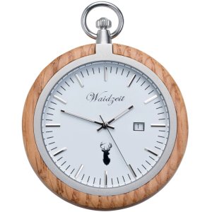 Dřevěné kapesní hodinky Dub