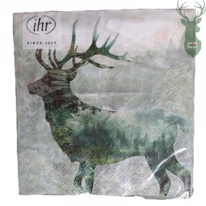 Ozdobné kapesníky - Les a jelen
