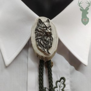 Myslivecká kravata Bolo - Vlk II