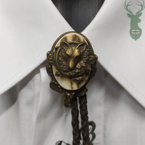 Myslivecká kravata Bolo - Exclusive Vlk