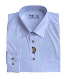 LUKO pánská obleková košile s výšivkou 11213.3