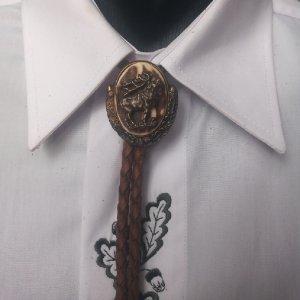 Myslivecká kravata Bolo - Exclusive Jelen V