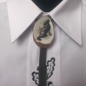 Myslivecká kravata Bolo - Vlk I