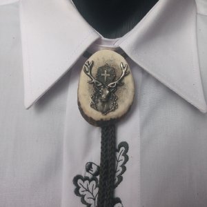 Myslivecká kravata Bolo - Hubertus II