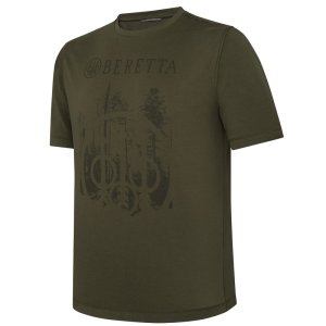 Outline tričko - Dark Olive