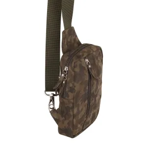 2wolfs PANDA Crossbody taška - Green Camo