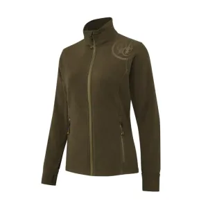 HP Logo Full Zip Fleece dámská mikina - Green Moss