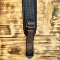 NEOPRENE-PAD SLING - c.Black neoprene - řemen na pušku bez poutka