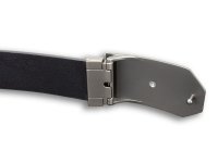 DarKing - Kožený pásek Myslivci 40mm černý-zkosená, 120