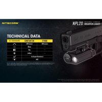 NITECORE - NPL20 Svítilna + CR123A