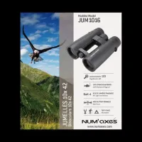 NUM´AXES JUM 1016  10x42 dalekohled - black