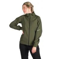 CORI dámská softshellová bunda - dark green