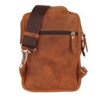2wolfs PANDA Crossbody taška - Brown
