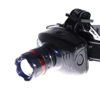 LED čelovka ZOOM černá