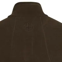 HP Logo Full Zip Fleece mikina - Brown Bark