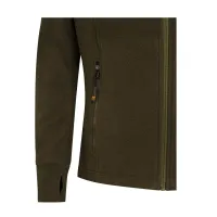 HP Logo Full Zip Fleece dámská mikina - Green Moss