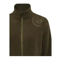 HP Logo Full Zip Fleece dámská mikina - Green Moss