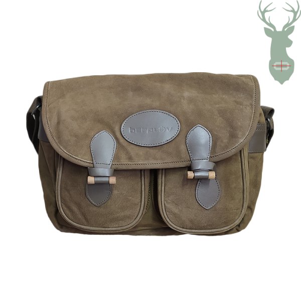 Kožená taška OLIVE s dřevěnou prackou