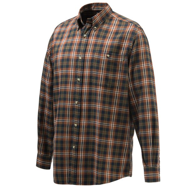Wood Flannel košile - Tobacco