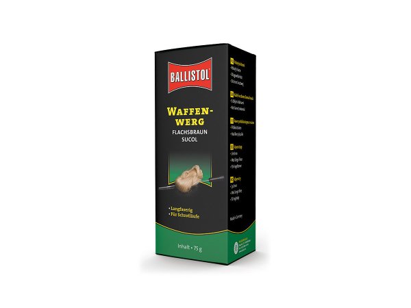 Lněná koudel Ballistol, 75g - k čištění hlavní brokovnic