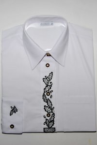 LUKO pánská obleková košile s výšivkou 07224.2 (46-50)