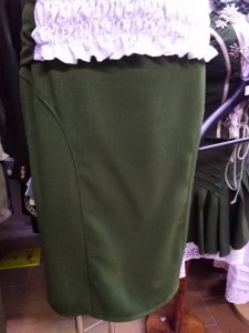 MINI sukně zelená