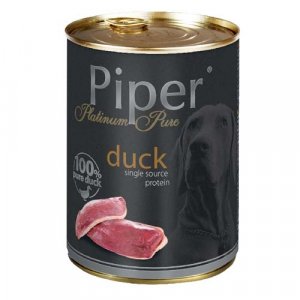 PIPER PLATINUM PURE 400g kachna konzerva pro dospělé psy